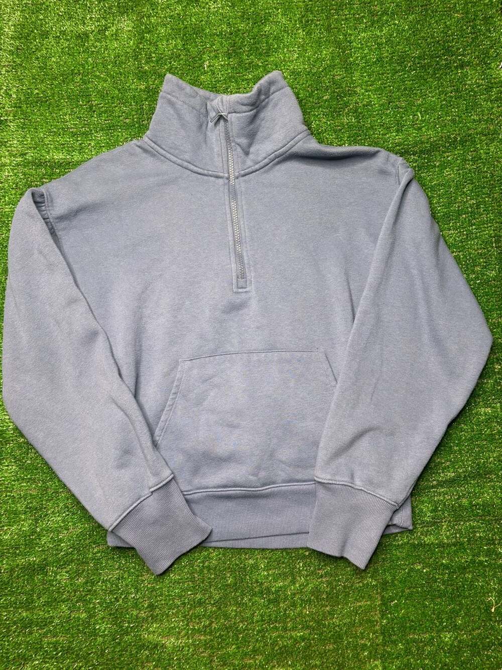 all in motion Women's Blue Half-Zip Pullover Sweatshirt Size XS